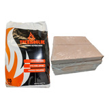 Tejuela Refractaria N15 Natural X40 + 10kg Pegamento 