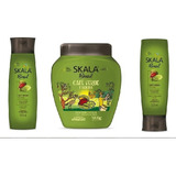 Kit Skala Café Verde E Ucuuba Shampo/condicionador E Creme