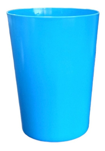 Vaso Plastico X12 Apilable Irrompible Colores 300ml