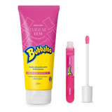 Kit Bubbaloo Tutti Frutti Loção Hidratante E Gloss Labial 