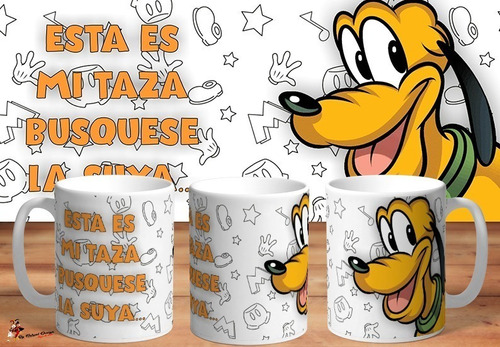 Taza Pluto Disney Esta Es Mi Taza 4k Art