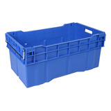 Caja De Plastico Enfilable Cerrada Con Asas De Metal 5 Pzs.