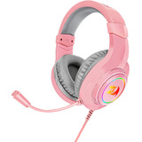 Audífonos Gamer Rosados Para Mujer Redragon Hylas Pynk H260p