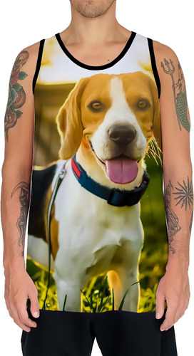 Camiseta Regata Cachorro Raça Beagle Dócil Filhotes Cão Hd 4