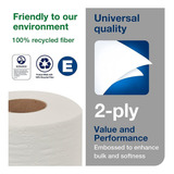 Tork Toilet Paper Roll White T24, Universal, 2-ply, 96 X 500