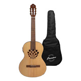 Guitarra Electroacústica Bamboo Pro Slim 39 Con Funda Acolchada