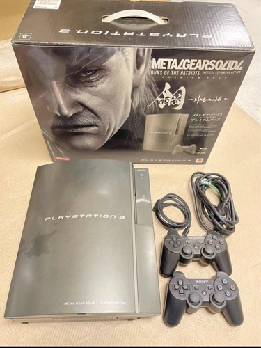 Playstation 3 Ps3 Fat Metal Gear Solid 