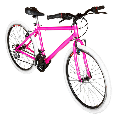 Bicicleta Urbana Todoterreno Rin 26 18 Cambios Color Rosa