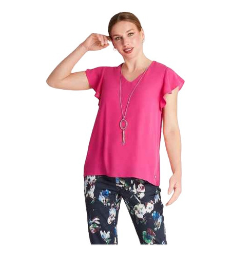 Lorenzo Di Pontti -blusa Mujer 203085 Magenta