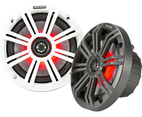 Parlantes Marinos 6,5 Pulgadas Nautico Kicker Led Rgb Km65