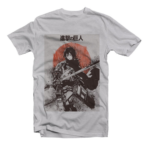 Playera Anime Titan Micasa Eren Mikasa Levi Shingeki