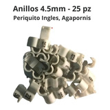 Anillo Numerado, Ingles, Agapornis 4.5 Mm, 25 Pz