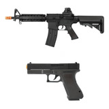 Rifle Airsoft Spring Mola M4a1 6mm Vigor + Pistola V307