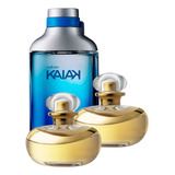 Kit 3 Perfumes Tradicional Unissex - 2 Lily + 1 Kaiak 100ml