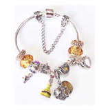 Pulsera Compatible Pandor Princesa Bella Bestia Swarovsky El