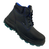 Bota Botin Industrial De Trabajo De Piel Establo Modelo 546