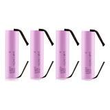 Kit 4 Bateria 35e 18650 Li-ion 3,7v 3500mah 25a De Descarga