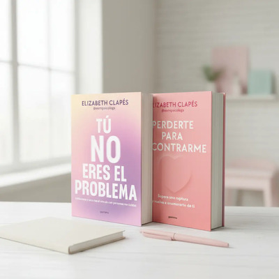 Kit Elizabeth Clapés: Libro Tú No Eres El Problema + Libro Perderte Para Encontrarme - @esmipsicologa | Envío gratis