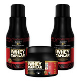 Whey Protein Capilar Com 3produtos E Frete Grátis Premium