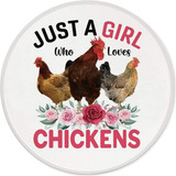 Alfombrilla De Ratón Znzd Just A Girl Who Loves Chickens, 7,