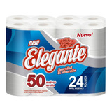 Papel Higienico Elegante  De 24 Rollos X 50 Metros H/simple