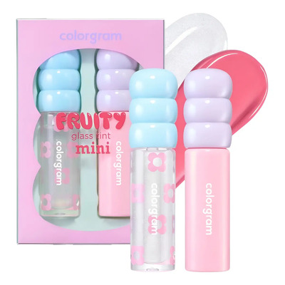 Colorgram Labial Fruity Glass Miniset03 Cool Best 2pz Turquesa | Envío gratis