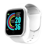 Relogio Inteligente Smartwatch D20 Y68 Bluetooth Branco