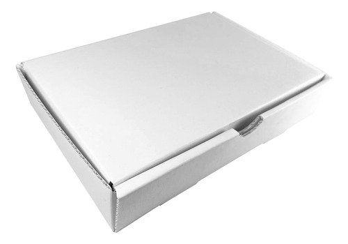 50 Caixas De Papelão Branco 16x11x3 Mini Envios