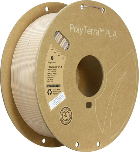 Filamento Polyterra Pla Polymaker, 1.75mm - 1kg Color Cappuccino