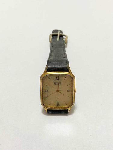 Relógio Antigo Orient Quartz Dourado Zfm-195