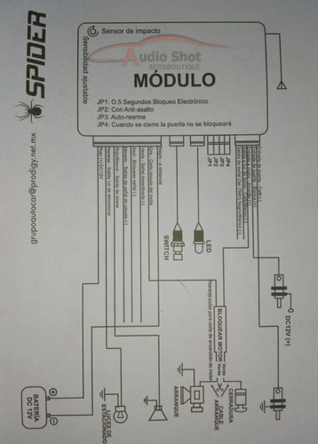 Manual Para Alarma Automotriz Spider General 