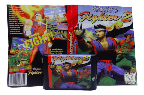 Virtua Fighter 2 Mega Drive Sega Sem Caixa