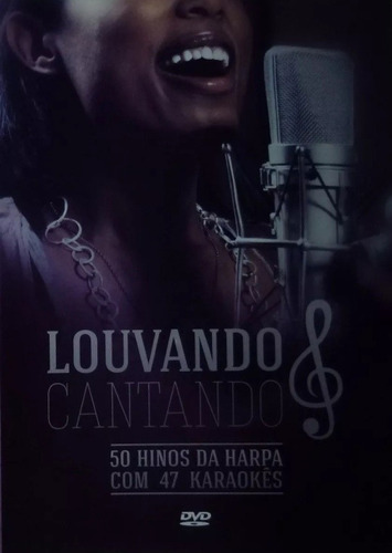 Dvd Louvando & Cantando - 50 Hinos Da Harpa Com 47 Karaokes 