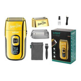 Maquina Corta Pelo Vgr V-332 Peluquera Afeitadora Super Trim Voltaje 110v Color Amarillo