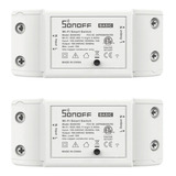 Pack 2 Interruptor Smart Diy Basic R2 Wifi Sonoff