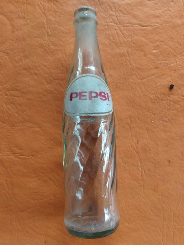 Antigua Botella Pepsi-cola. Vidrio, 284cm3 De Bar.