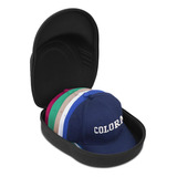 Funda Para Gorras De Béisbol, Caja Para 6 Gorras De Viaje Con Asa Y Bandolera, Negra