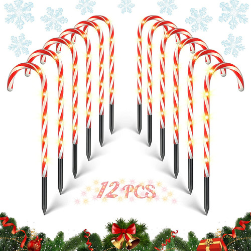 12 Barras De Luz Led Candy Stake Para Na