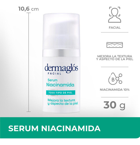 Serum Dermaglós Facial Niacinamida X 30 Ml