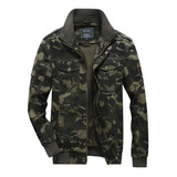 Chaqueta De Camuflaje Estilo Militar Americano For Hombre