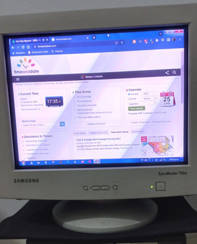 Monitor Samsung Syncmaster 753df 17 Pulgadas