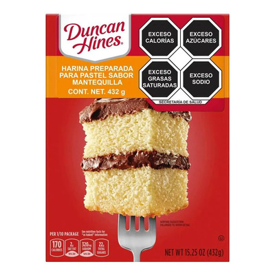 Harina Para Pastel Duncan Hines Classic Butter Golden 432g
