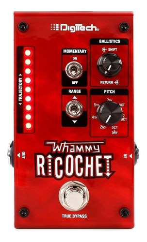 Pedal De Efecto Digitech Whammy Ricochet  Rojo