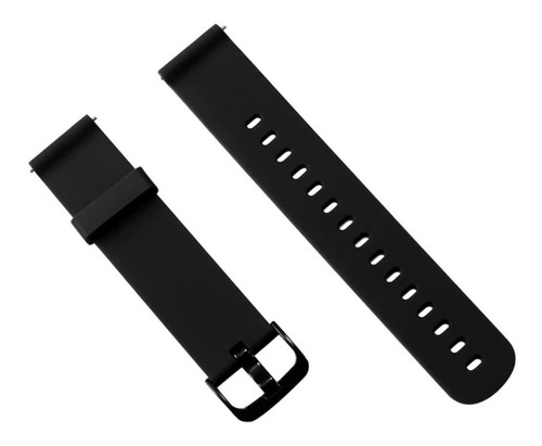 Pulseira Silicone Move Compatível Xiaomi Amazfit Gts A1914 Cor Preto