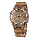 Bobo Bird Mens Unique Engrave Wood Watches Reloj Elegante De