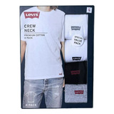 Remeras Levi's Pack Por 4 Importadas 100 % Algodon Caja Cerr