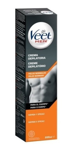 Crema Depitaloria Para Hombres Veet 200 Ml Depilacion Hombre