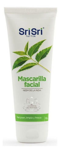 Mascarilla Facial Srisri Ayurveda Con Neem De India X 100ml