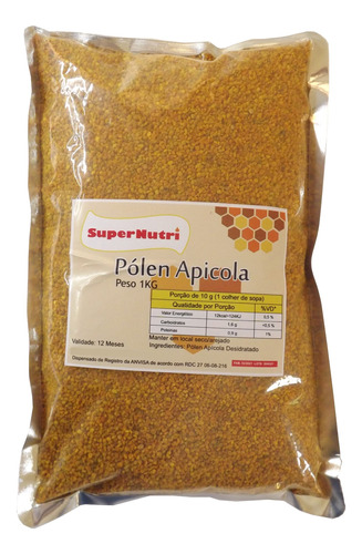 Pólen Apícola 1kg 100% Puro Das Abelhas