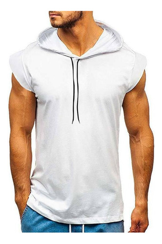 Camiseta De Manga Corta Para Hombre Fitness Workout Gym Slim